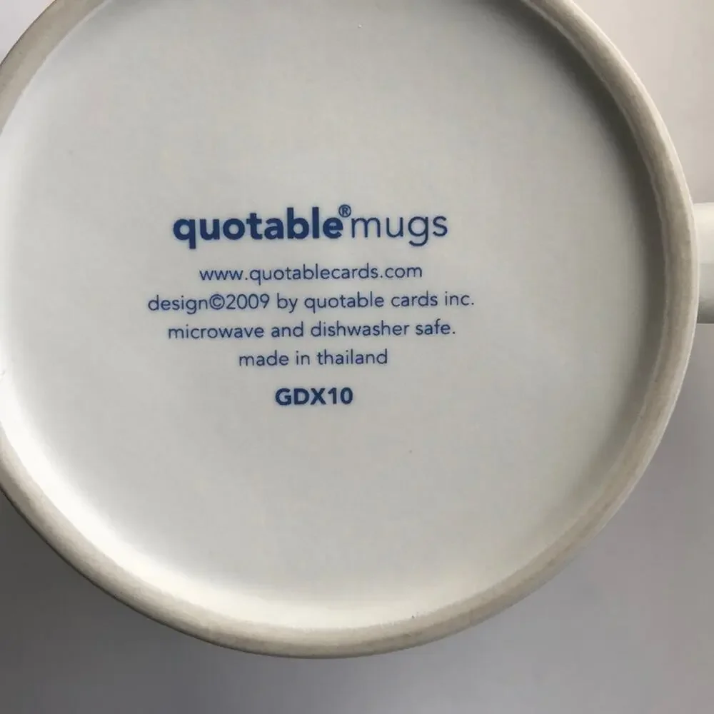 NWB Quotable Coffee Mug with Bonus Gift - Picture 3 of 5